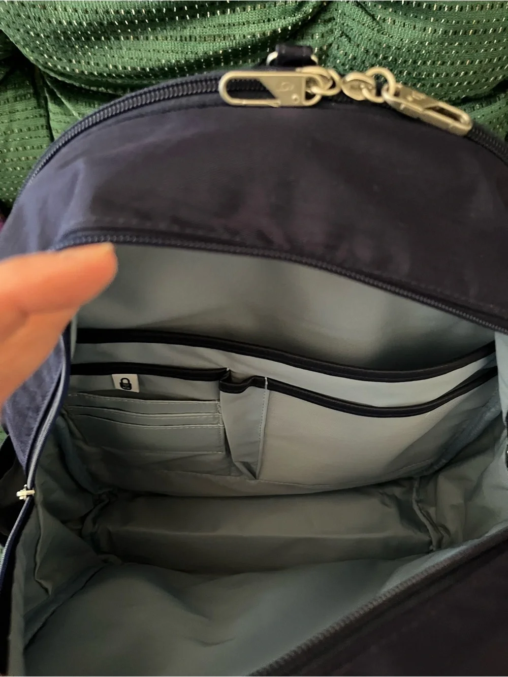 Baggallini Backpack- NWT Color: Navy Blue